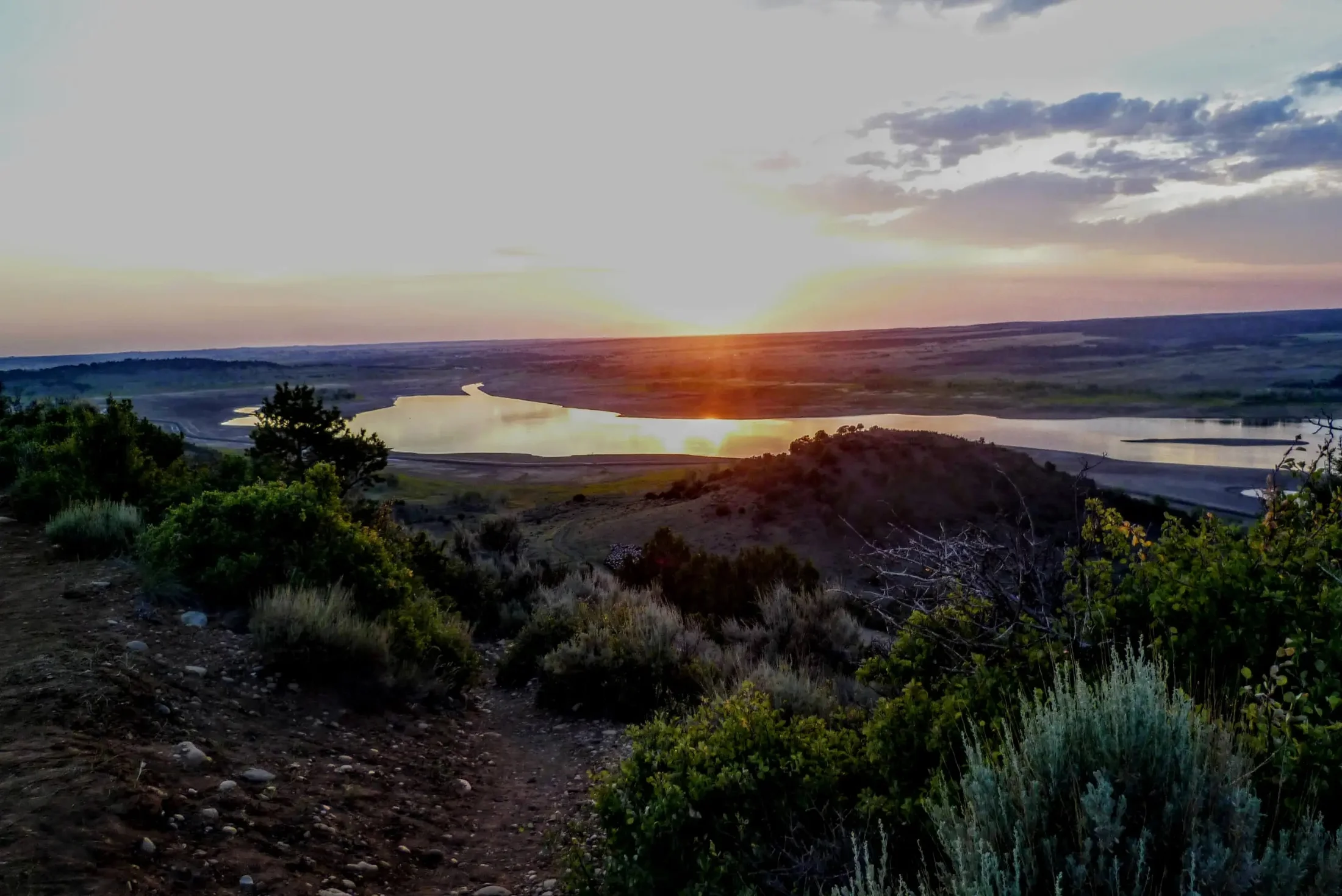 mcphee reservoir sunrise